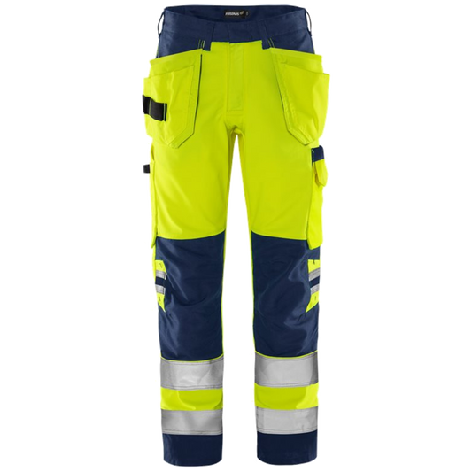 Fristads Trofta High vis Green werkbroek klasse 2 2641 GPLU 131981