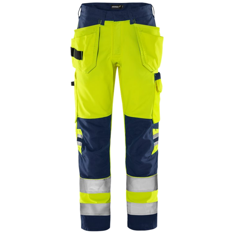 Fristads Trofta High vis Green werkbroek klasse 2 2641 GPLU 131981