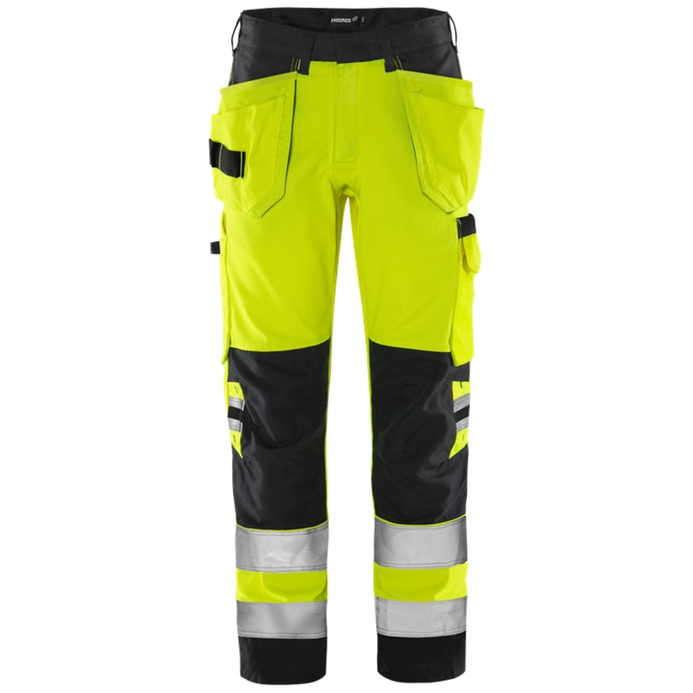 Fristads Trofta High vis Green werkbroek klasse 2 2641 GPLU 131981