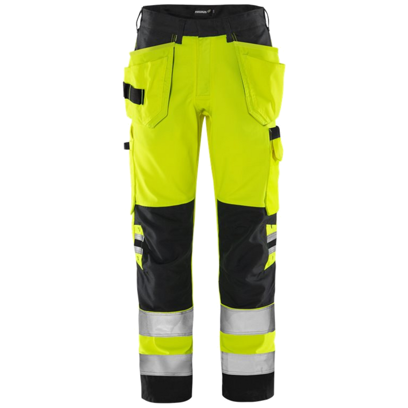 Fristads Trofta High vis Green werkbroek klasse 2 2641 GPLU 131981