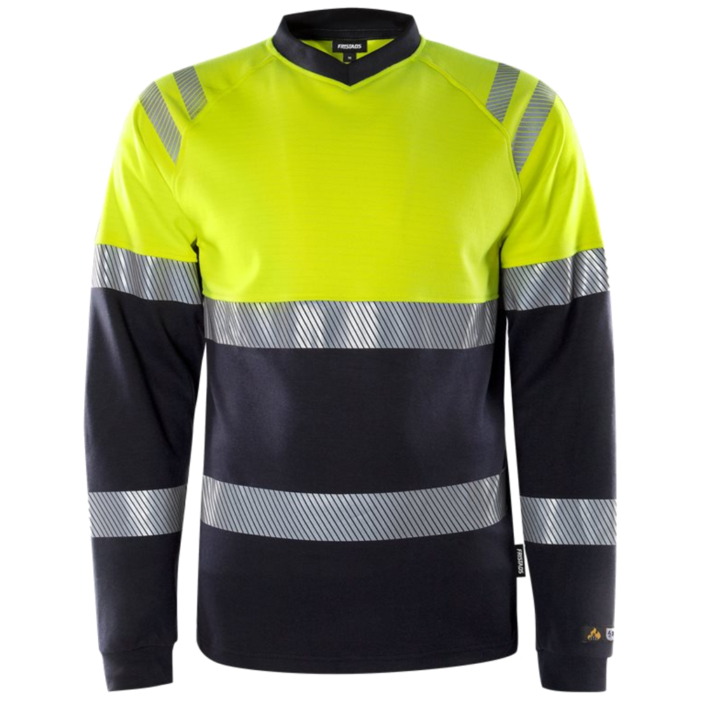 Fristads Flamestat high vis t-shirt met lange mouwen klasse 1 7107 TFL 133268