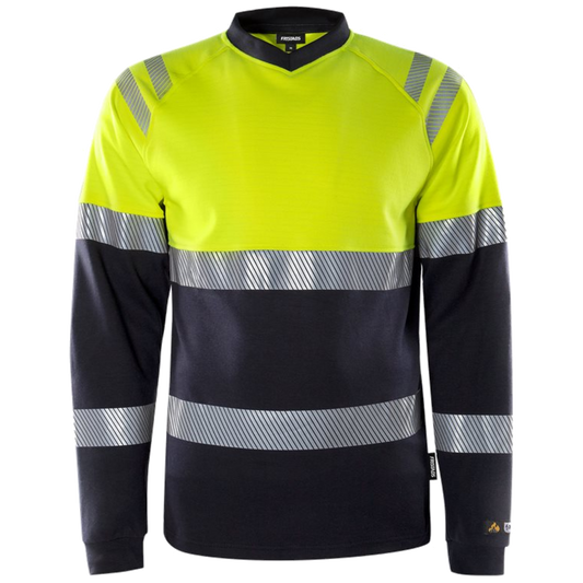 Fristads Flamestat high vis t-shirt met lange mouwen klasse 1 7107 TFL 133268