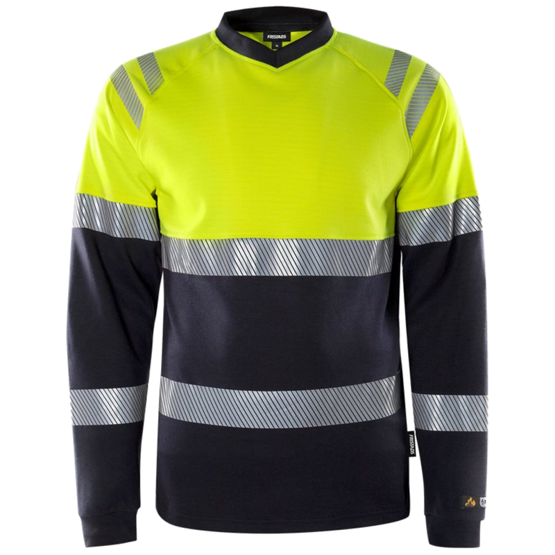 Fristads Flamestat high vis t-shirt met lange mouwen klasse 1 7107 TFL 133268