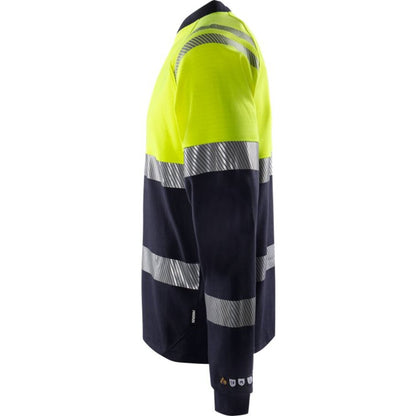 Fristads Flamestat high vis t-shirt met lange mouwen klasse 1 7107 TFL 133268