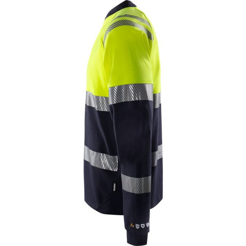Fristads Flamestat high vis t-shirt met lange mouwen klasse 1 7107 TFL 133268