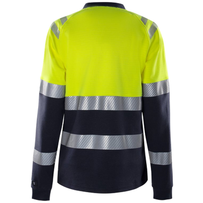 Fristads Flamestat high vis dames t-shirt met lange mouwen klasse 1 7108 TFL 133269
