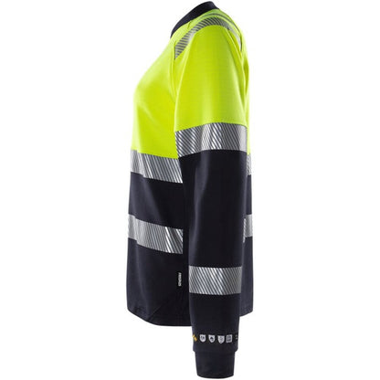 Fristads Flamestat high vis dames t-shirt met lange mouwen klasse 1 7108 TFL 133269