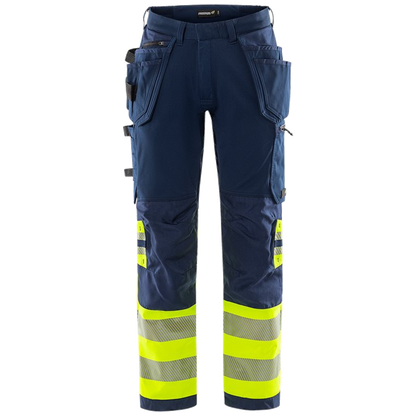 Fristads Stiby High Vis Green werkbroek stretch klasse 1 2643 GSTP 134187