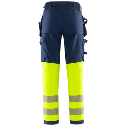 Fristads Stiby High Vis Green werkbroek stretch klasse 1 2643 GSTP 134187
