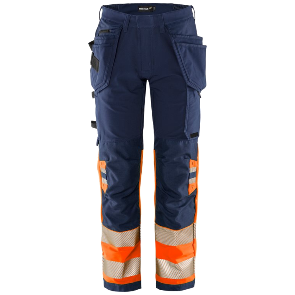 Fristads Stiby High Vis Green werkbroek stretch klasse 1 2643 GSTP 134187