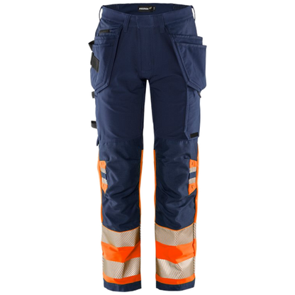 Fristads Stiby High Vis Green werkbroek stretch klasse 1 2643 GSTP 134187