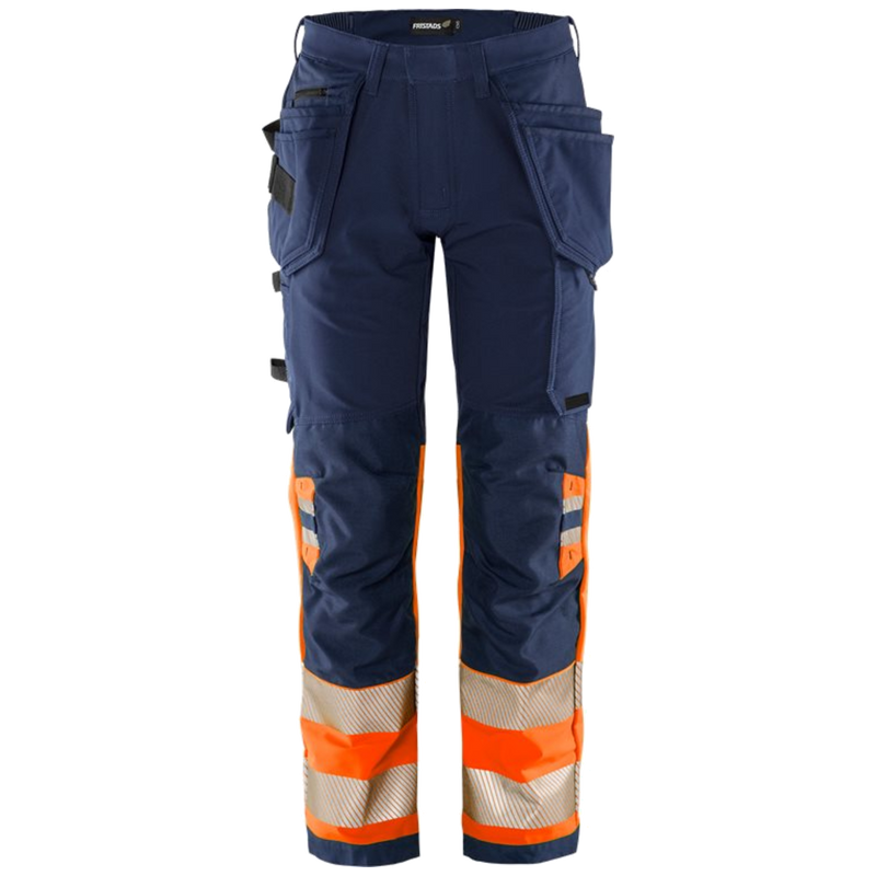 Fristads Stiby High Vis Green werkbroek stretch klasse 1 2643 GSTP 134187