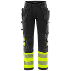 Fristads Stiby High Vis Green werkbroek stretch klasse 1 2643 GSTP 134187