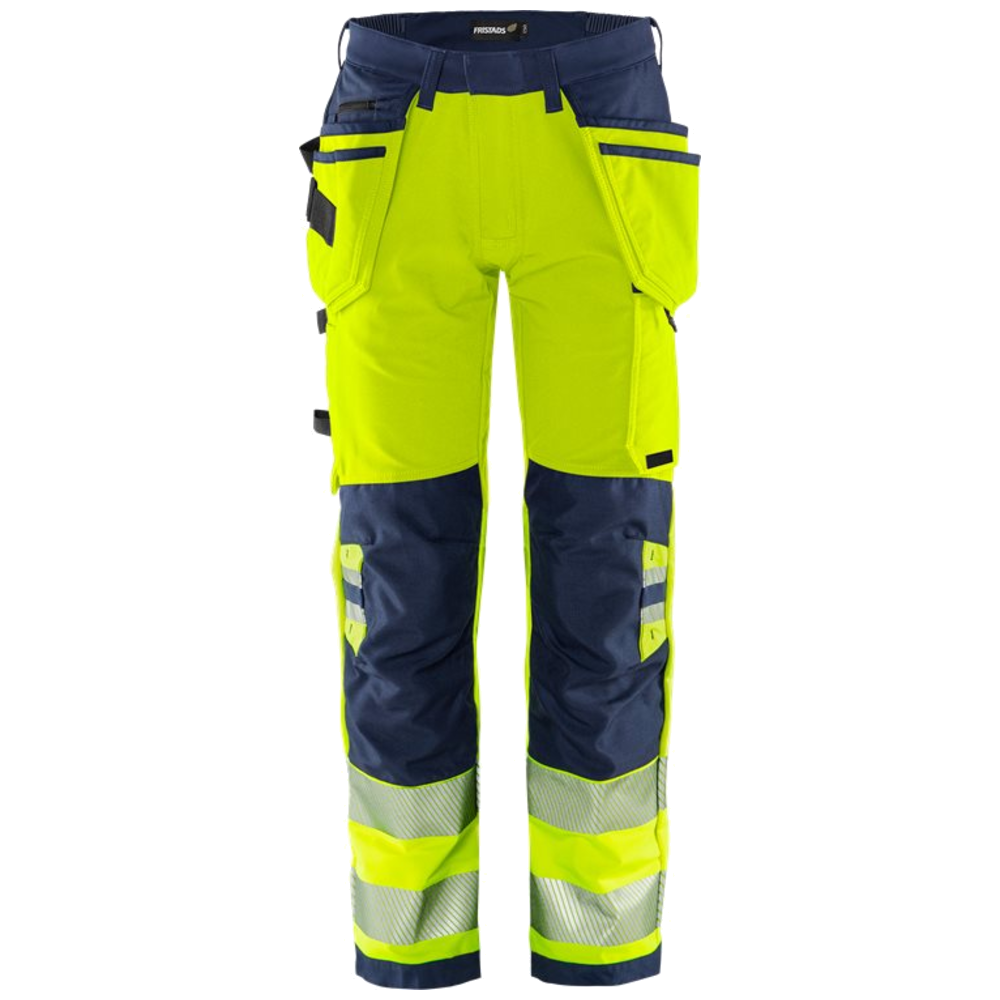 Fristads Stiby High Vis Green werkbroek stretch klasse 2 2644 GSTP 134188