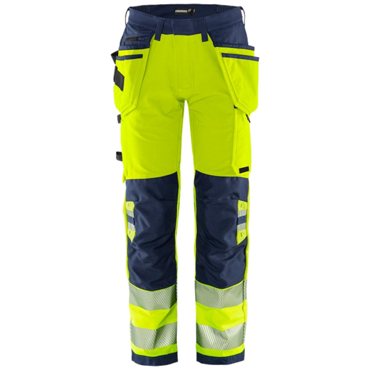 Fristads Stiby High Vis Green werkbroek stretch klasse 2 2644 GSTP 134188