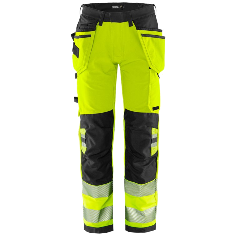 Fristads Stiby High Vis Green werkbroek stretch klasse 2 2644 GSTP 134188