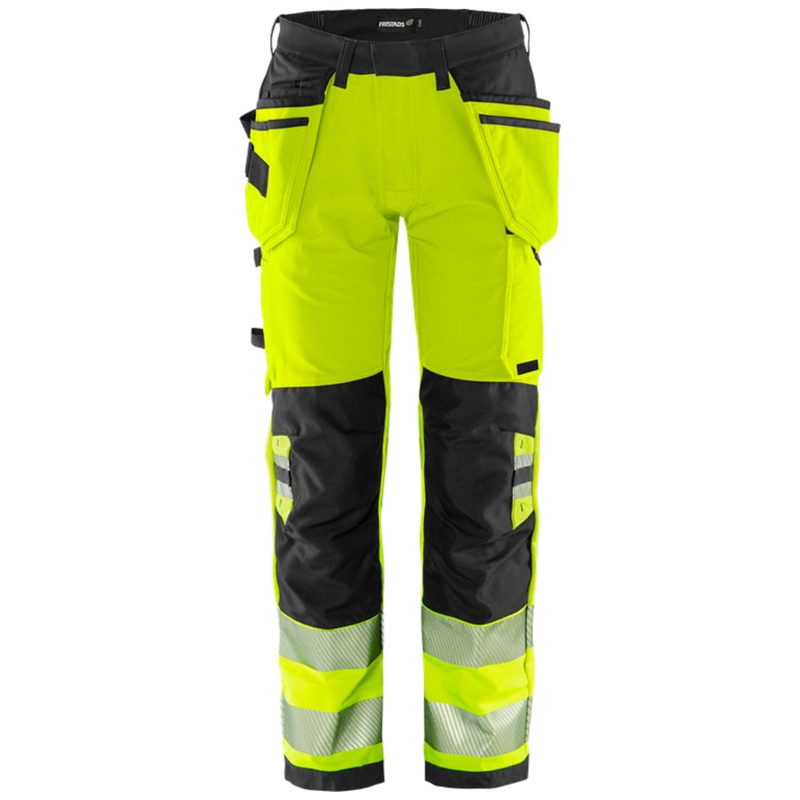 Fristads Stiby High Vis Green werkbroek stretch klasse 2 2644 GSTP 134188