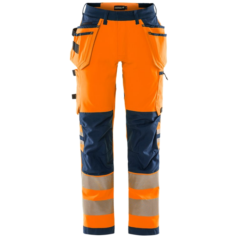 Fristads Stiby High Vis Green werkbroek stretch klasse 2 2644 GSTP 134188