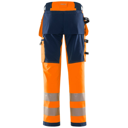 Fristads Stiby High Vis Green werkbroek stretch klasse 2 2644 GSTP 134188