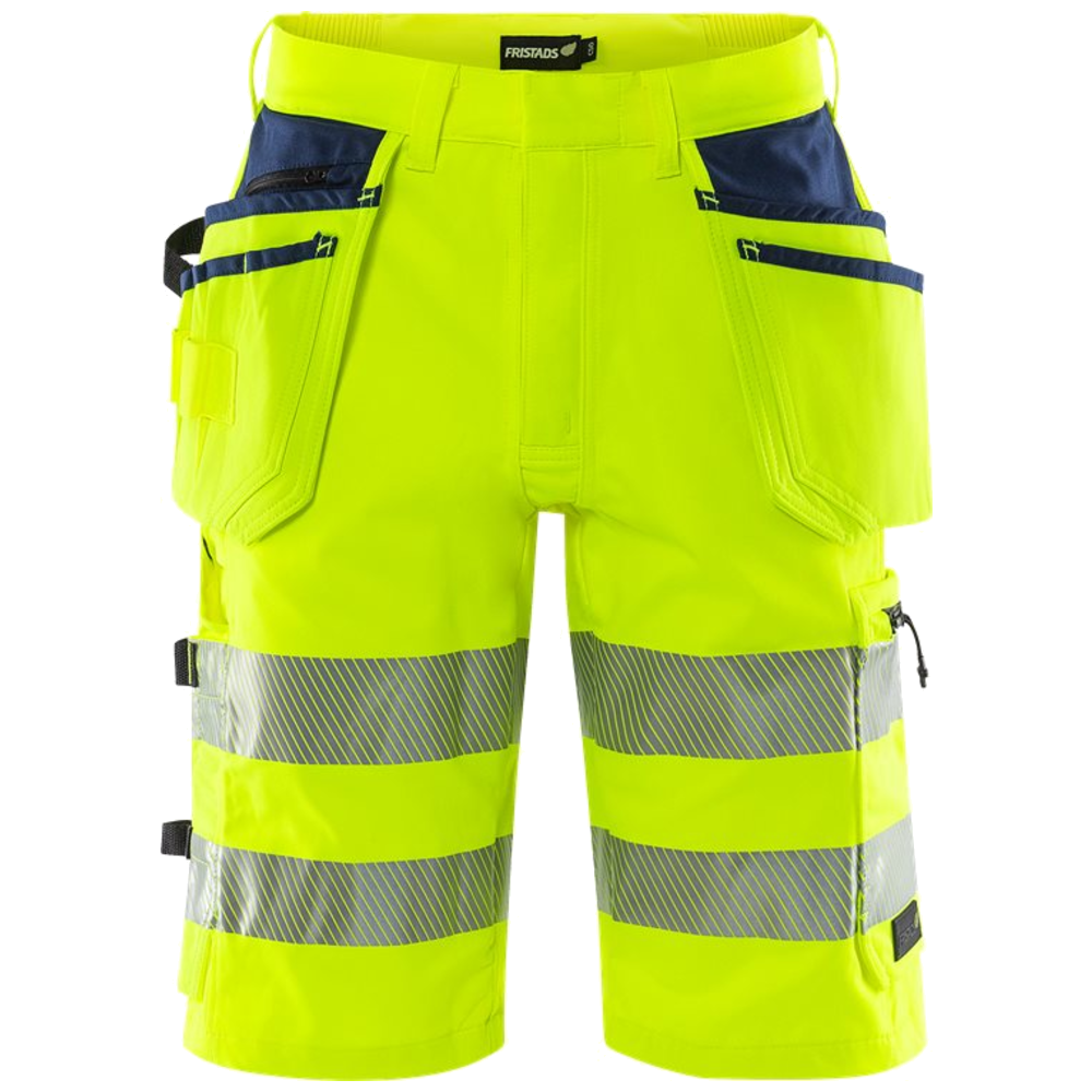 Fristads Stiby High vis Green stretch korte broek klasse 2 2646 GSTP 134191