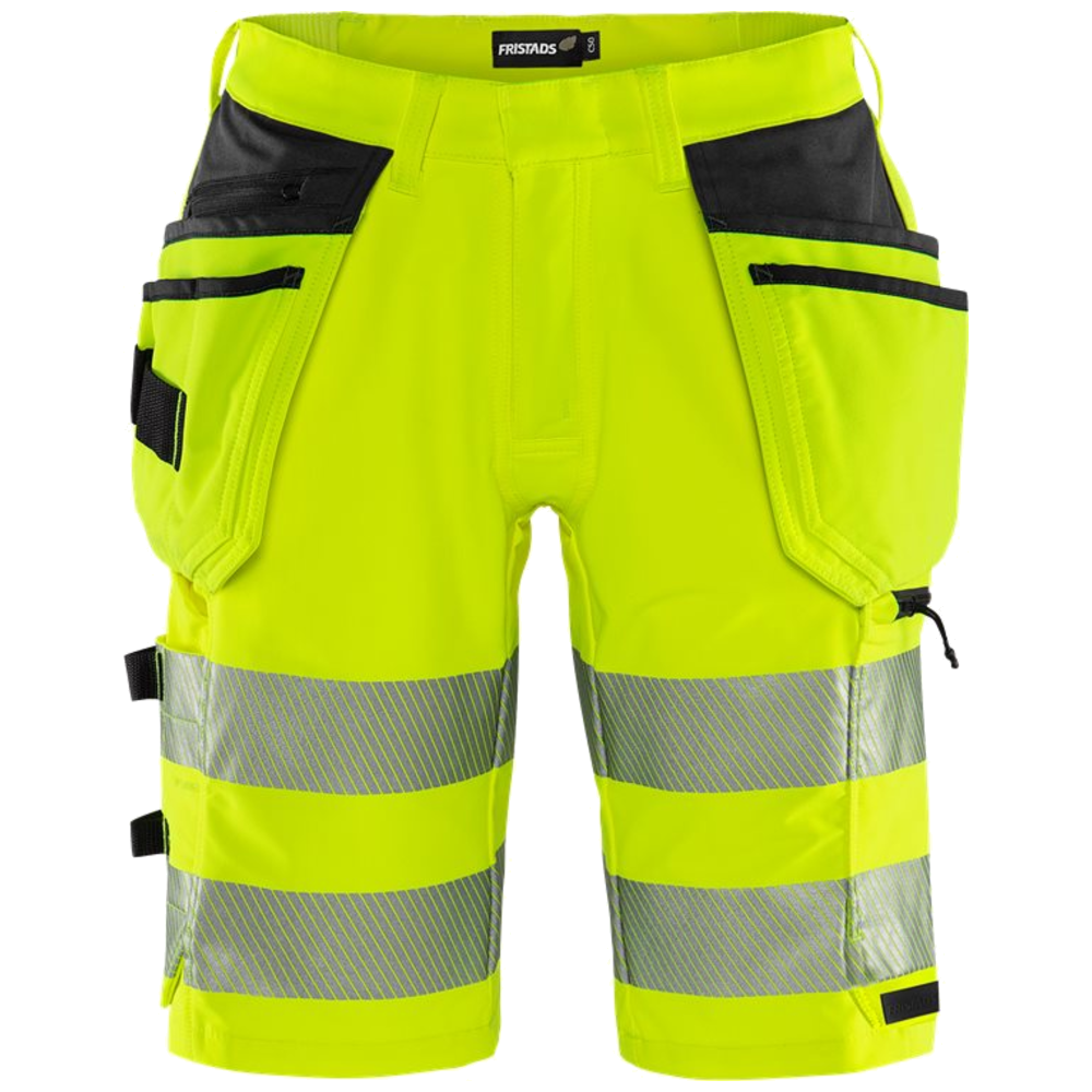 Fristads Stiby High vis Green stretch korte broek klasse 2 2646 GSTP 134191
