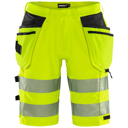 Fristads Stiby High vis Green stretch korte broek klasse 2 2646 GSTP 134191