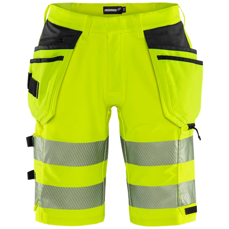 Fristads Stiby High vis Green stretch korte broek klasse 2 2646 GSTP 134191