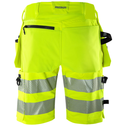 Fristads Stiby High vis Green stretch korte broek klasse 2 2646 GSTP 134191