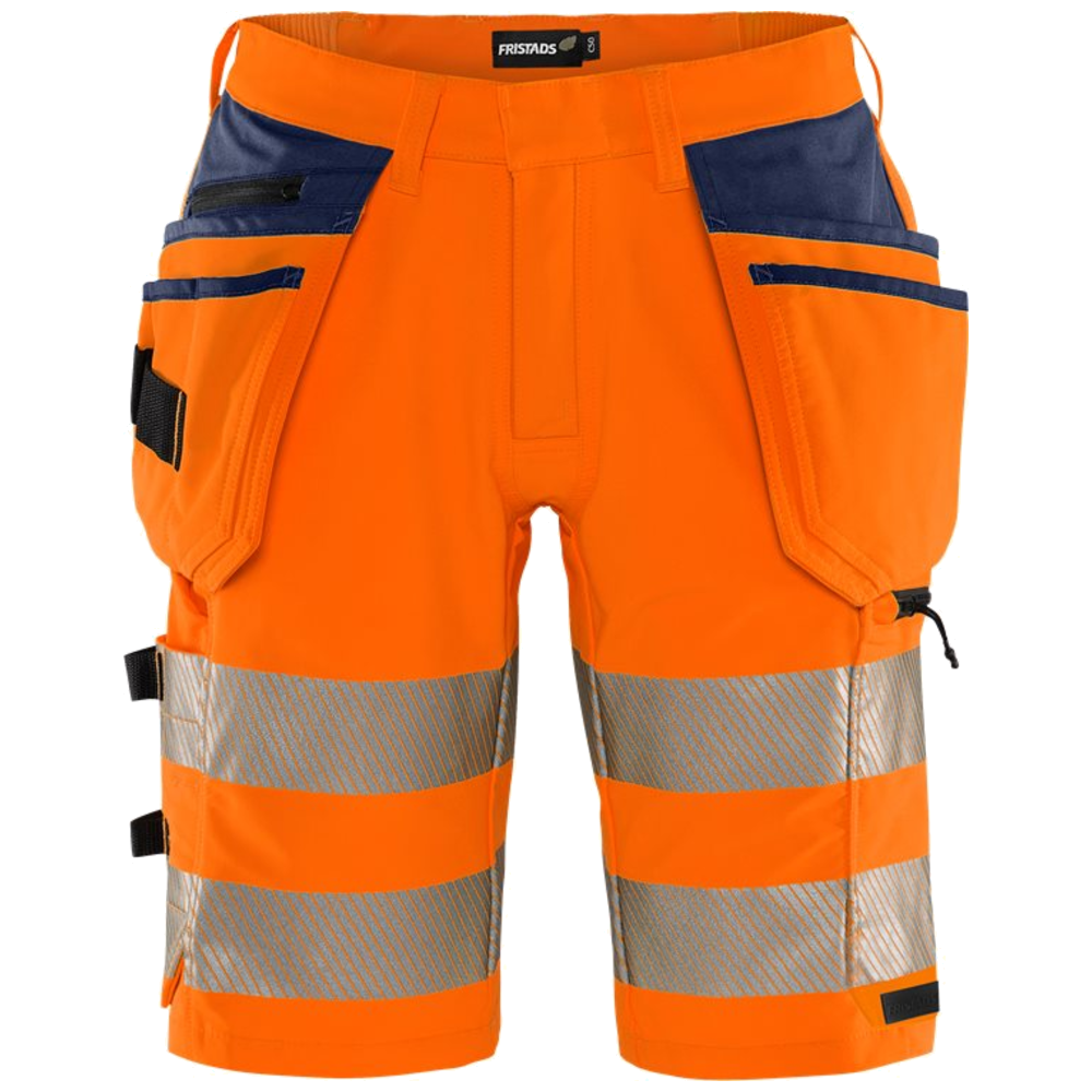 Fristads Stiby High vis Green stretch korte broek klasse 2 2646 GSTP 134191