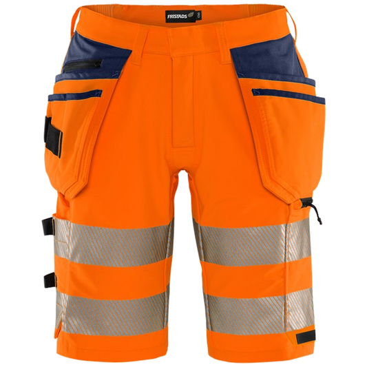Fristads Stiby High vis Green stretch korte broek klasse 2 2646 GSTP 134191