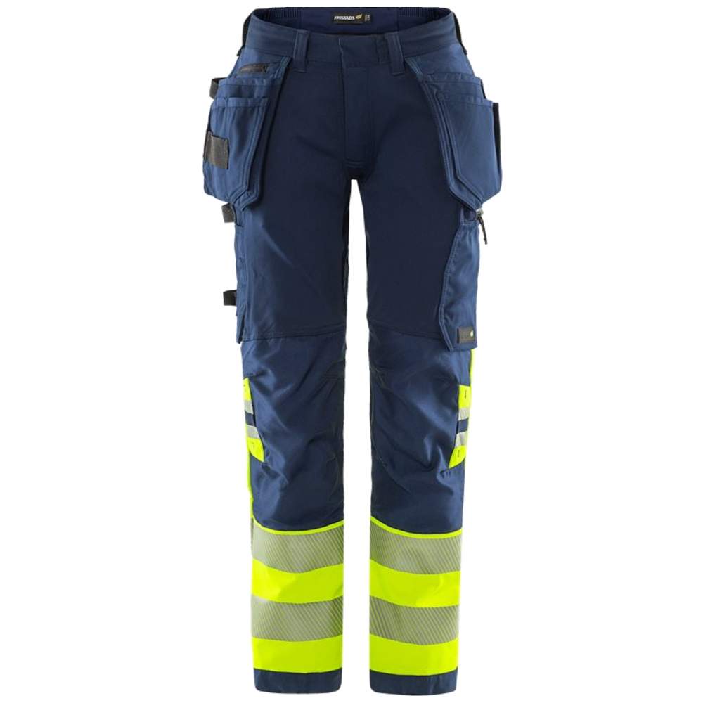 Fristads Stiby High Vis Green werkbroek dames stretch klasse 1 2663 GSTP 134237