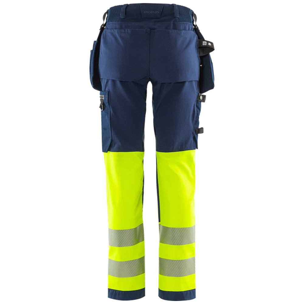 Fristads Stiby High Vis Green werkbroek dames stretch klasse 1 2663 GSTP 134237