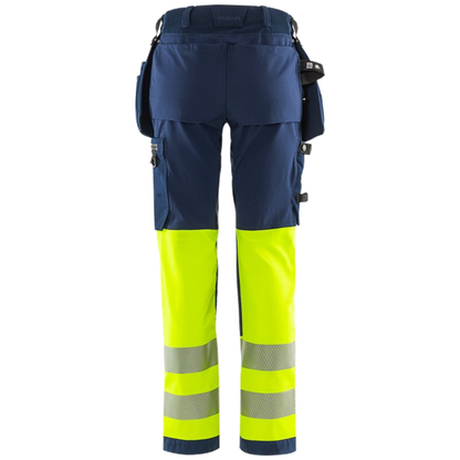 Fristads Stiby High Vis Green werkbroek dames stretch klasse 1 2663 GSTP 134237