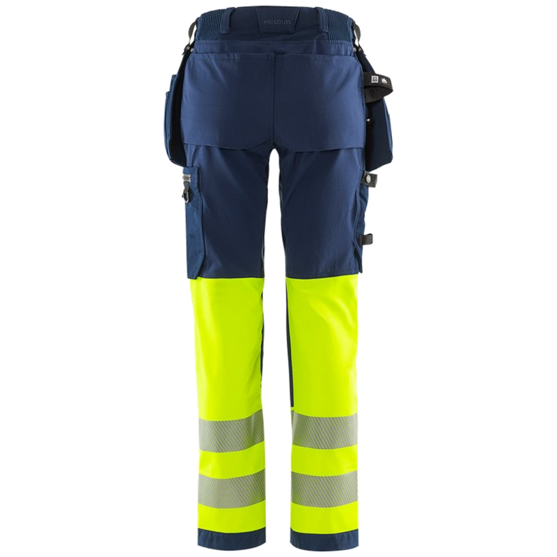 Fristads Stiby High Vis Green werkbroek dames stretch klasse 1 2663 GSTP 134237