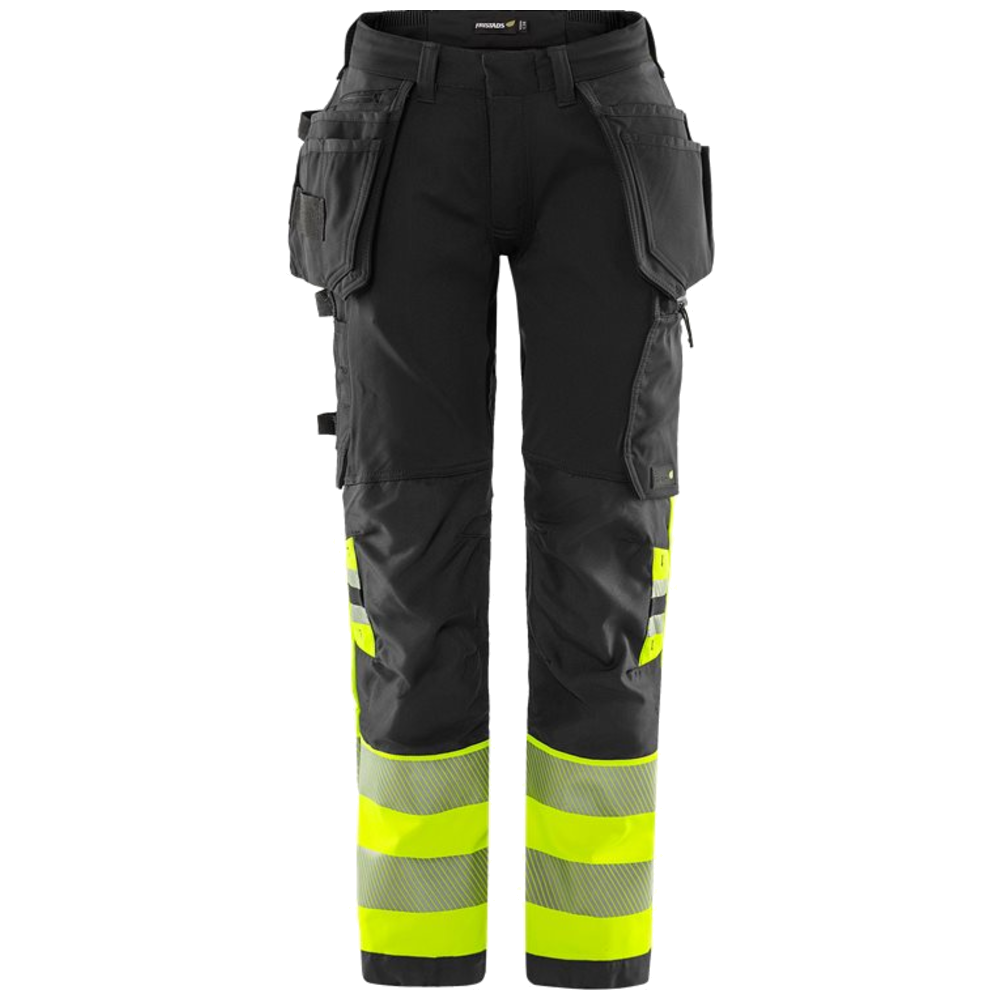Fristads Stiby High Vis Green werkbroek dames stretch klasse 1 2663 GSTP 134237