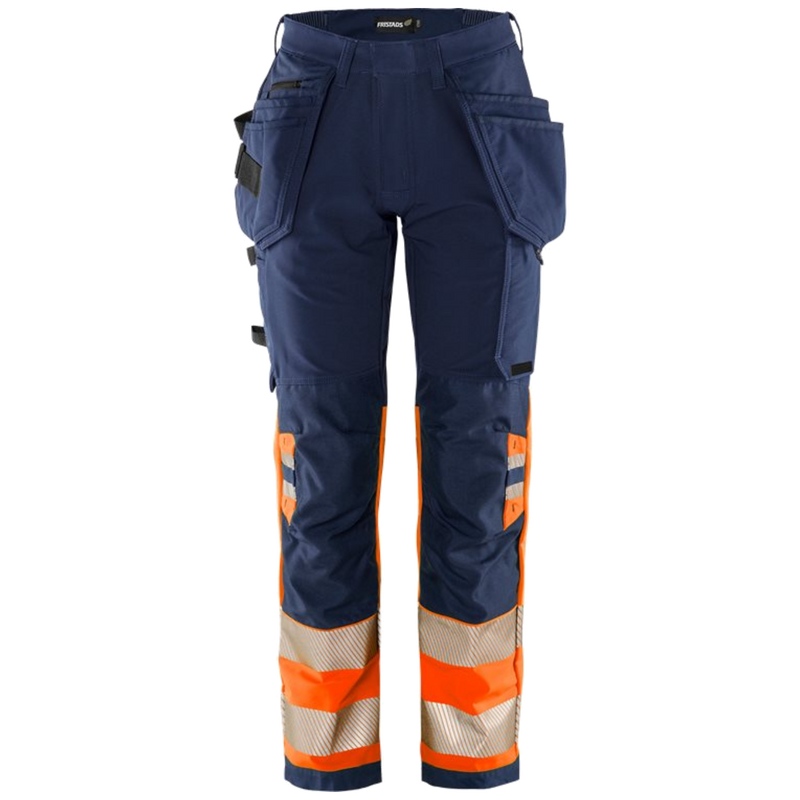 Fristads Stiby High Vis Green werkbroek dames stretch klasse 1 2663 GSTP 134237