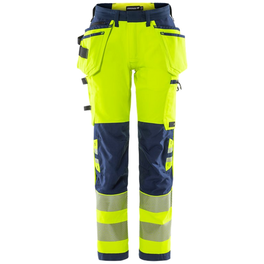 Fristads Stiby High Vis Green werkbroek dames stretch klasse 2 2664 GSTP 134239