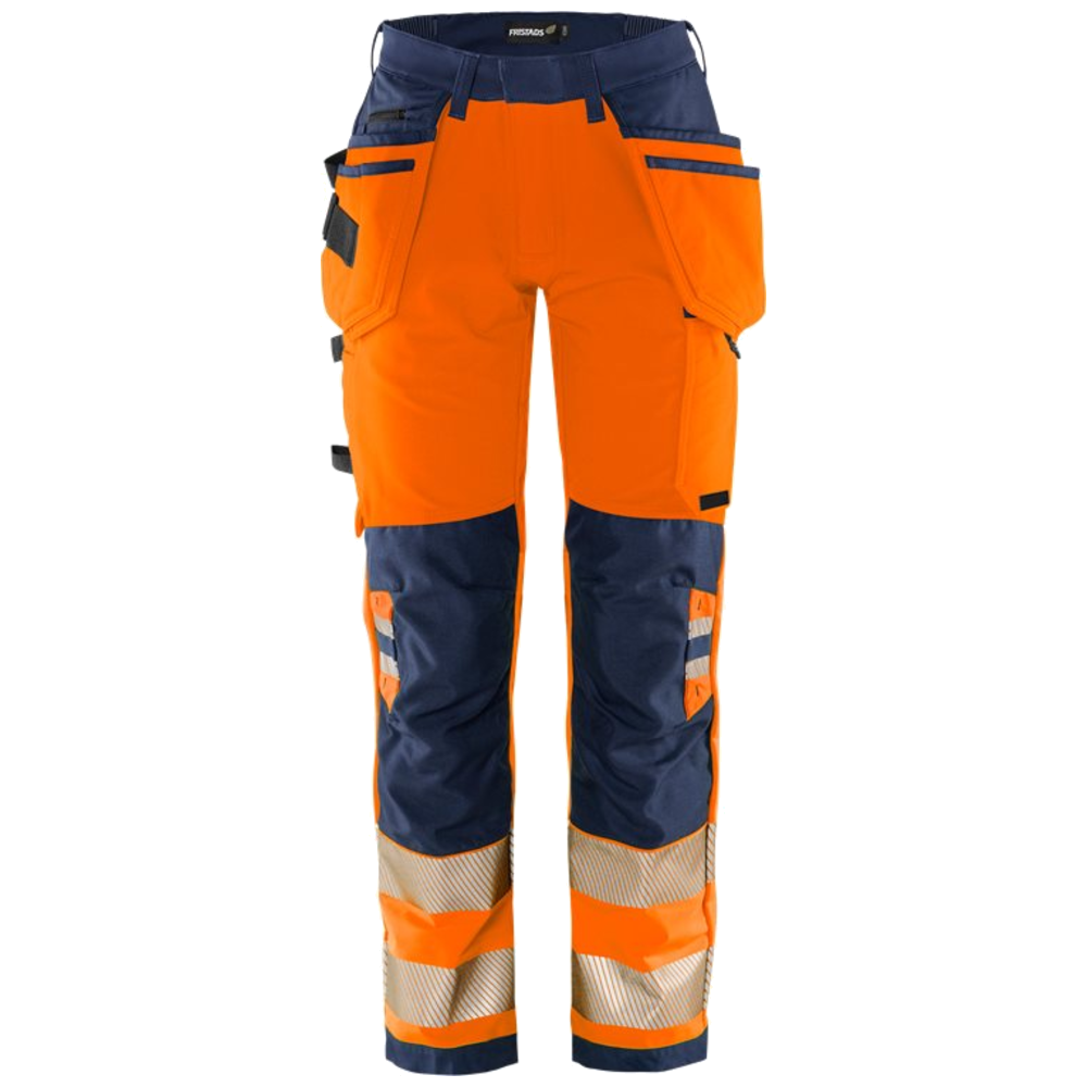 Fristads Stiby High Vis Green werkbroek dames stretch klasse 2 2664 GSTP 134239