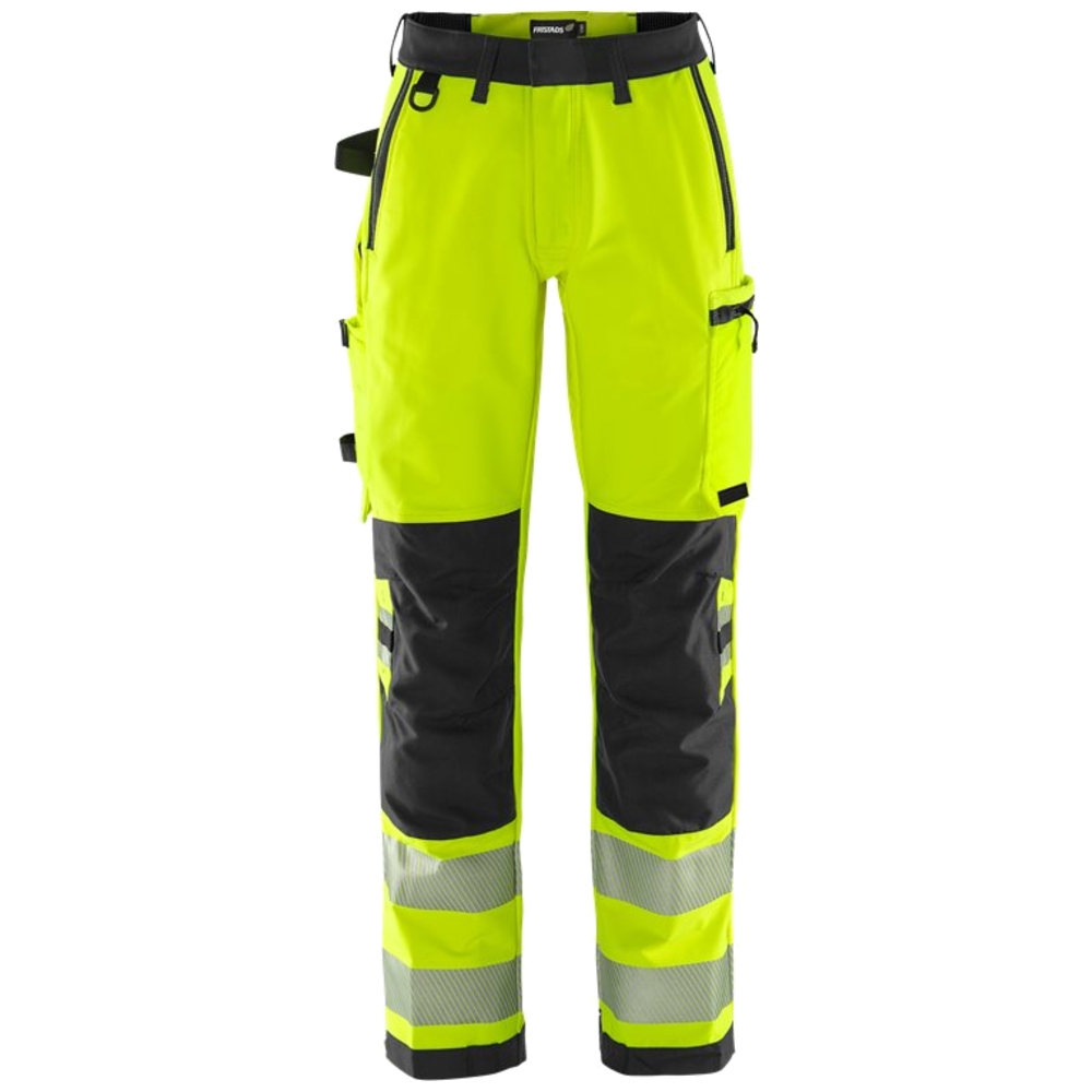 Fristads Stiby High vis Green broek dames stretch klasse 2 2665 GSTP 134241