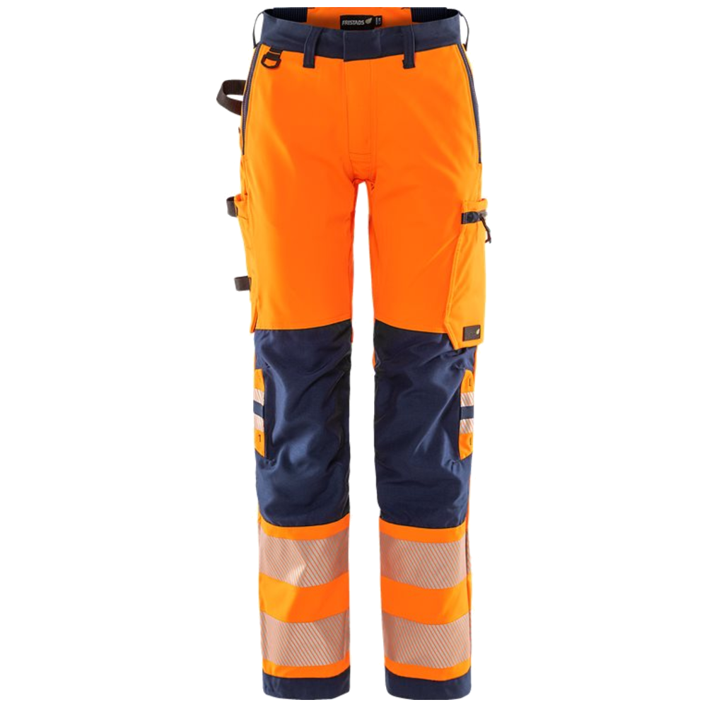 Fristads Stiby High vis Green broek dames stretch klasse 2 2665 GSTP 134241