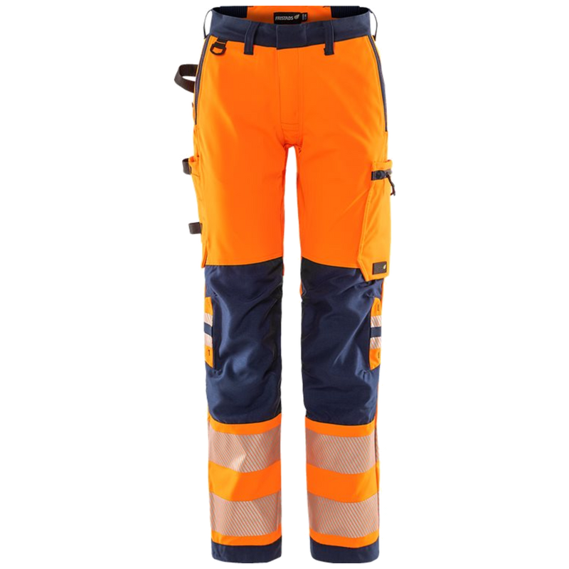 Fristads Stiby High vis Green broek dames stretch klasse 2 2665 GSTP 134241