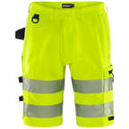 Fristads Stiby High vis Green stretch korte broek klasse 2 2648 GSTP 134245