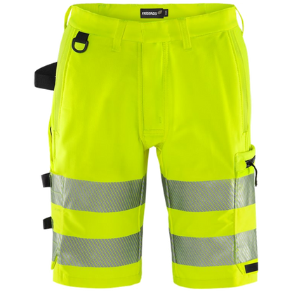 Fristads Stiby High vis Green stretch korte broek klasse 2 2648 GSTP 134245