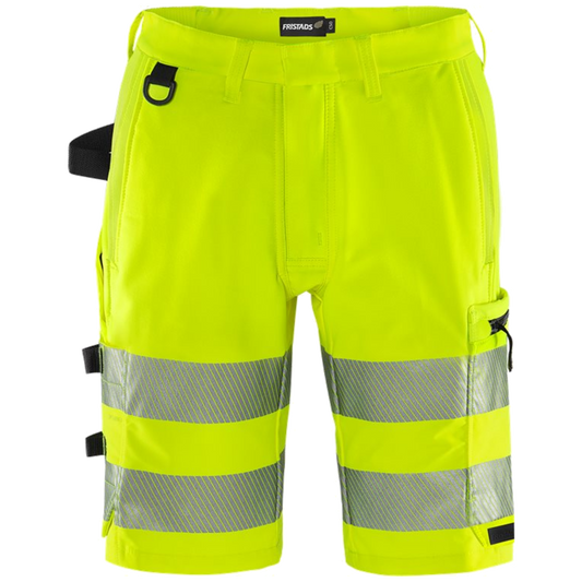 Fristads Stiby High vis Green stretch korte broek klasse 2 2648 GSTP 134245