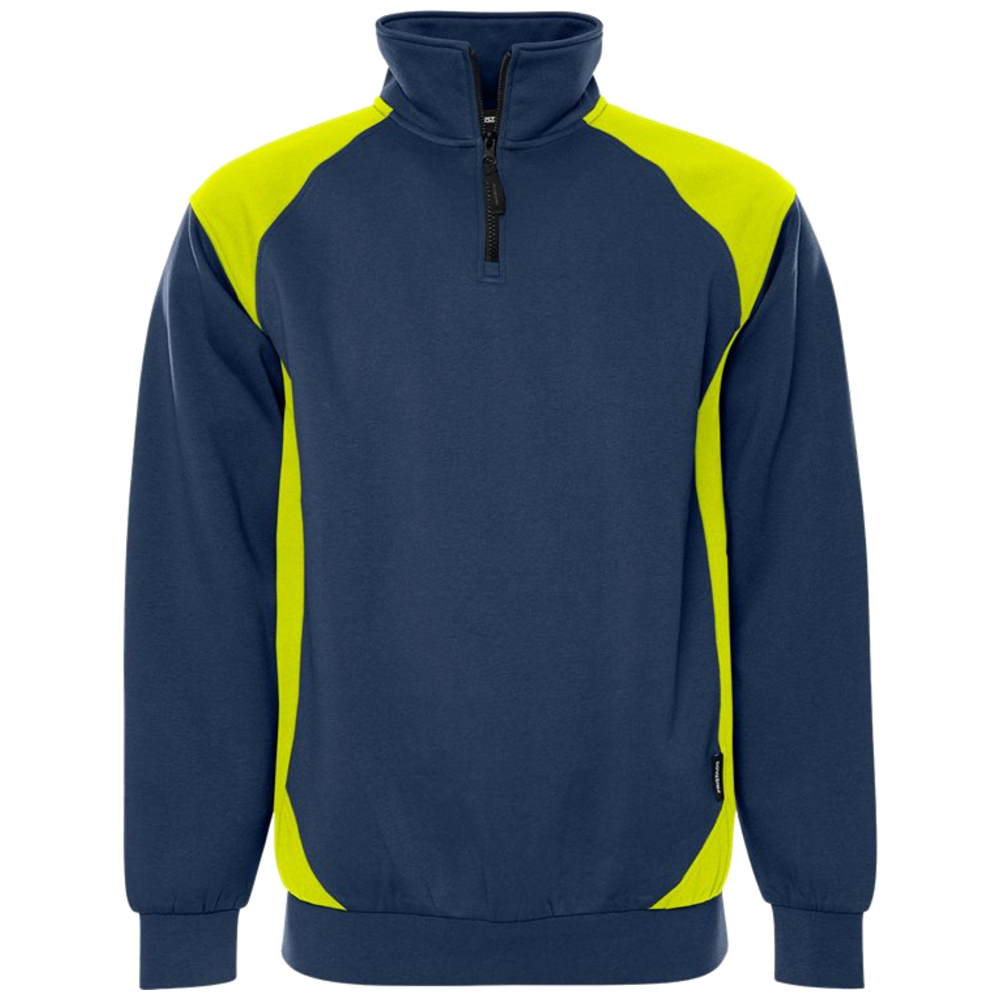 Fristads Skarup Sweater met korte rits 7048 GSM 300511