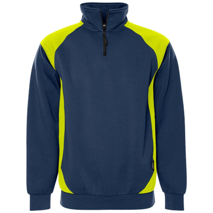 Fristads Skarup Sweater met korte rits 7048 GSM 300511