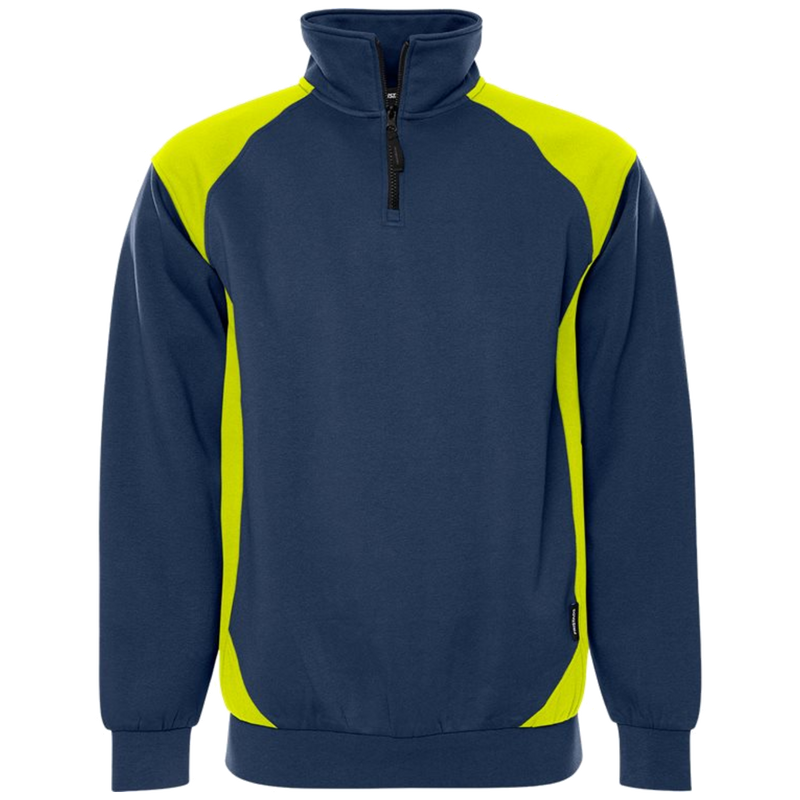 Fristads Skarup Sweater met korte rits 7048 GSM 300511