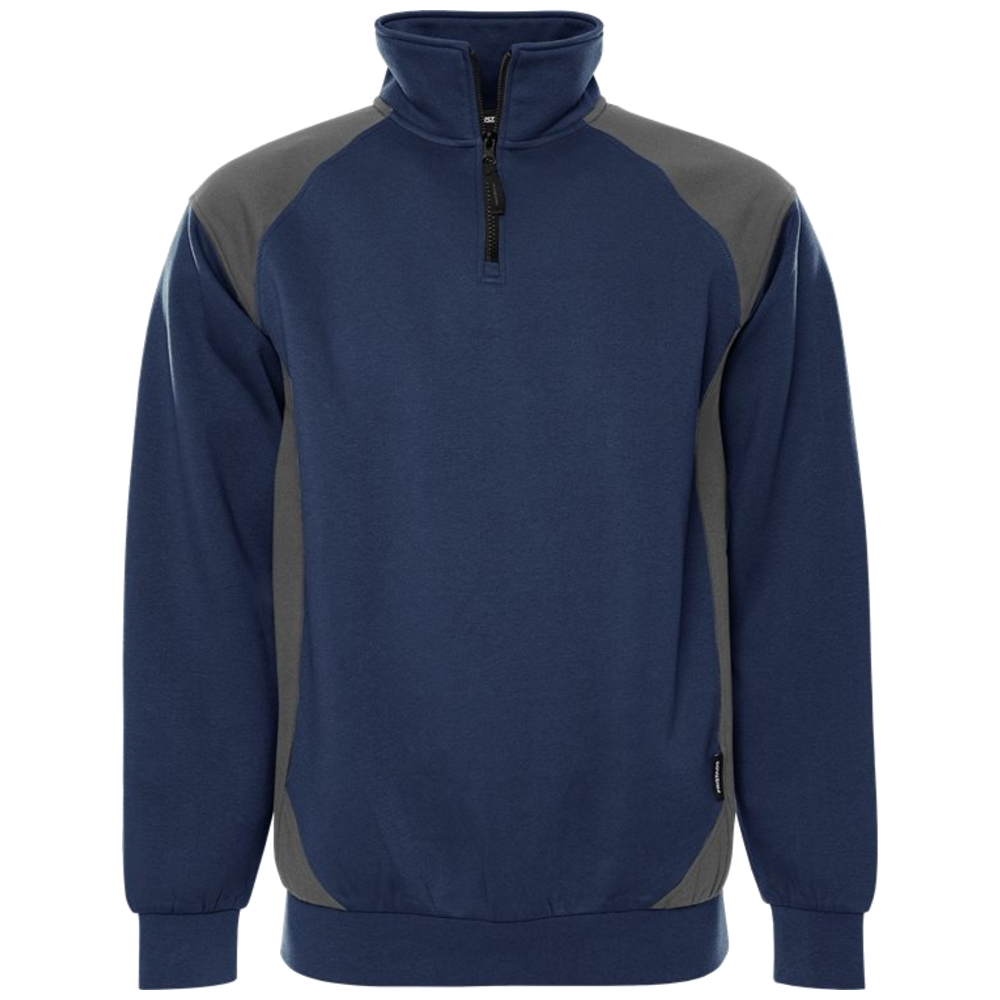 Fristads Skarup Sweater met korte rits 7048 GSM 300511