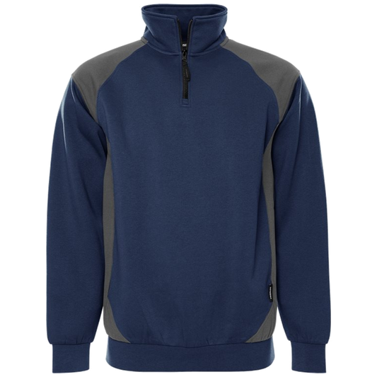 Fristads Skarup Sweater met korte rits 7048 GSM 300511