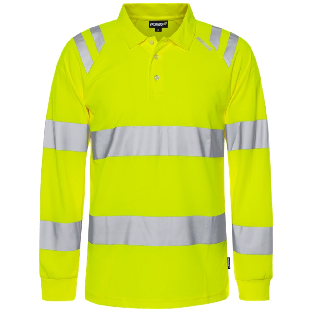 Fristads Trofta Hogezichtbaarheids poloshirt met lange mouw klasse 3 7864 GPST  301260
